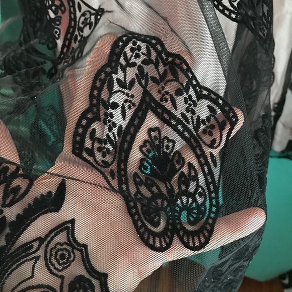 J. Taylor Black Cocktail Party Dress Velvet 14 🖤 - Picture 8 of 13